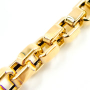 14K Solid Gold Hollow Necklace